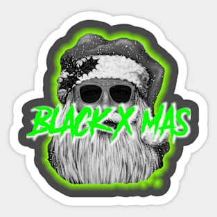 MERRY BLACK CHRISTMAS Sticker